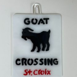 Goat Crossing White